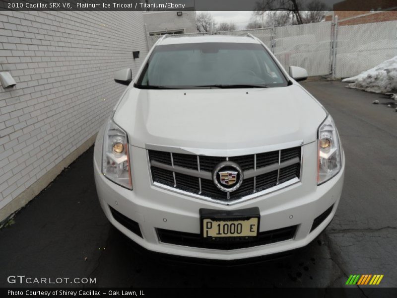 Platinum Ice Tricoat / Titanium/Ebony 2010 Cadillac SRX V6