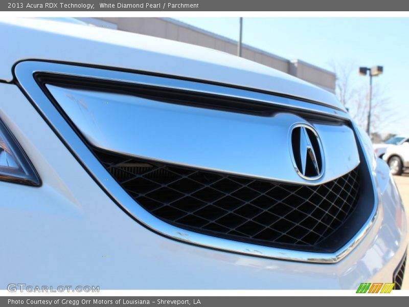 White Diamond Pearl / Parchment 2013 Acura RDX Technology