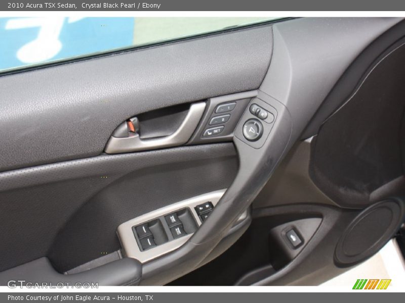Crystal Black Pearl / Ebony 2010 Acura TSX Sedan