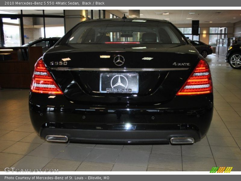 Black / Black 2010 Mercedes-Benz S 550 4Matic Sedan