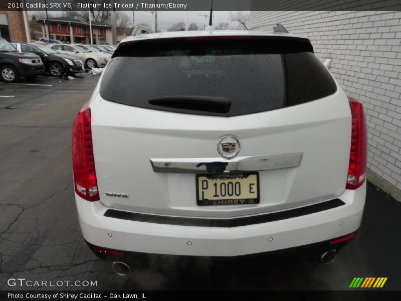 Platinum Ice Tricoat / Titanium/Ebony 2010 Cadillac SRX V6
