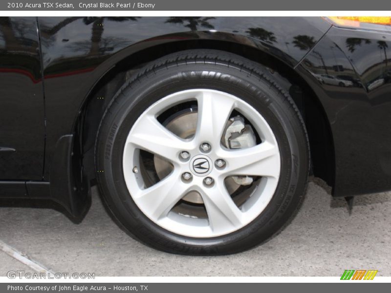 Crystal Black Pearl / Ebony 2010 Acura TSX Sedan