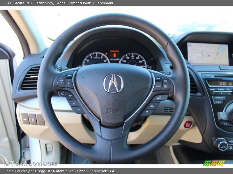 White Diamond Pearl / Parchment 2013 Acura RDX Technology
