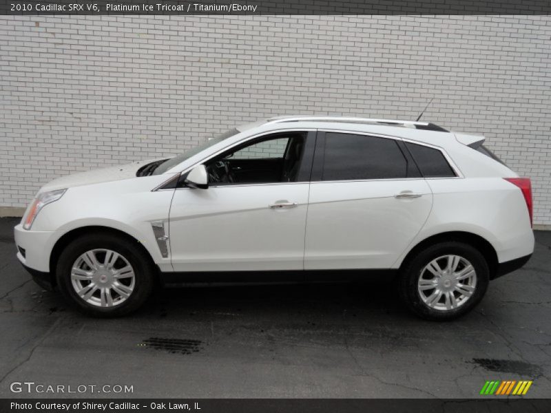 Platinum Ice Tricoat / Titanium/Ebony 2010 Cadillac SRX V6