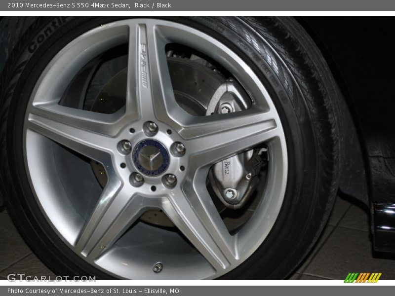 Black / Black 2010 Mercedes-Benz S 550 4Matic Sedan