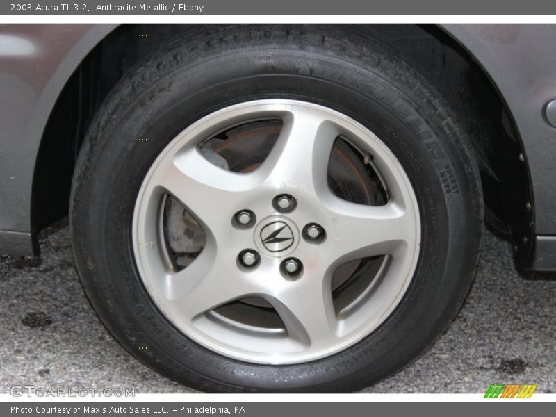 Anthracite Metallic / Ebony 2003 Acura TL 3.2
