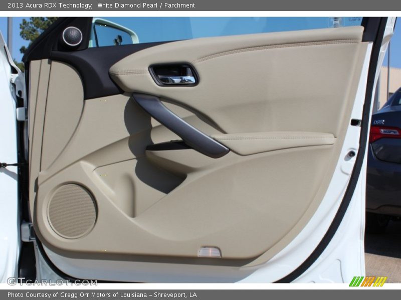 White Diamond Pearl / Parchment 2013 Acura RDX Technology