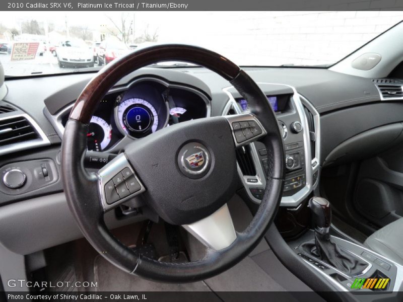Platinum Ice Tricoat / Titanium/Ebony 2010 Cadillac SRX V6