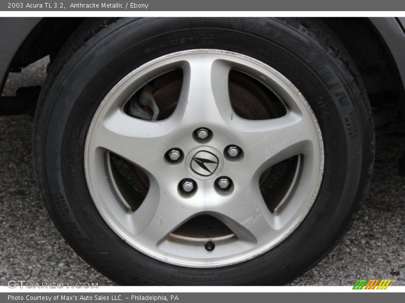 Anthracite Metallic / Ebony 2003 Acura TL 3.2