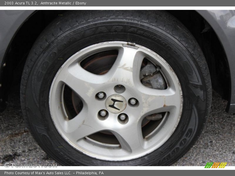 Anthracite Metallic / Ebony 2003 Acura TL 3.2