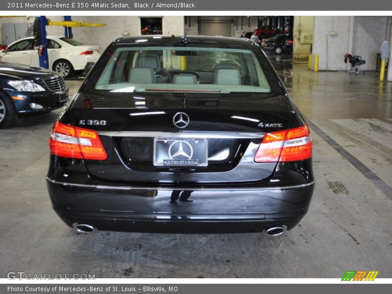 Black / Almond/Black 2011 Mercedes-Benz E 350 4Matic Sedan