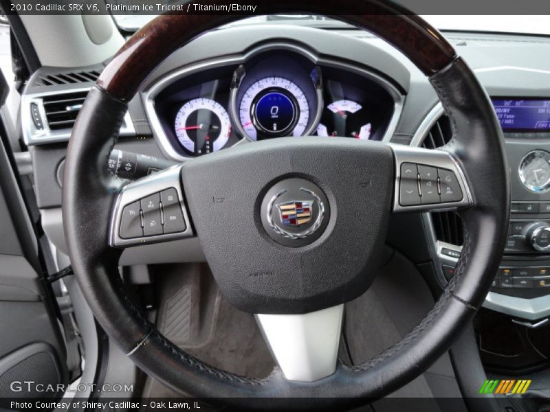 Platinum Ice Tricoat / Titanium/Ebony 2010 Cadillac SRX V6