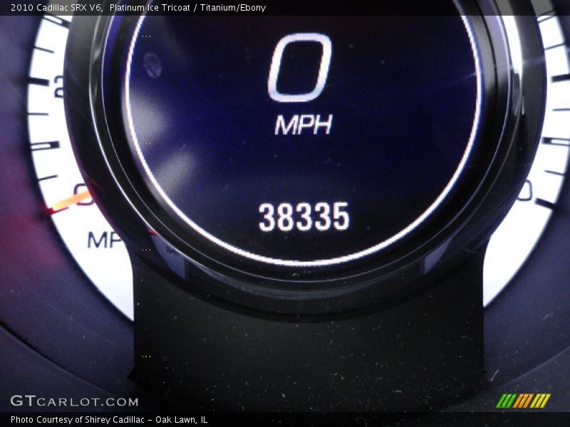 Platinum Ice Tricoat / Titanium/Ebony 2010 Cadillac SRX V6