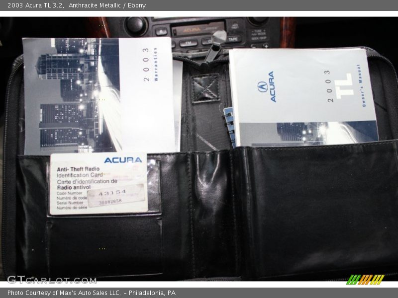 Books/Manuals of 2003 TL 3.2