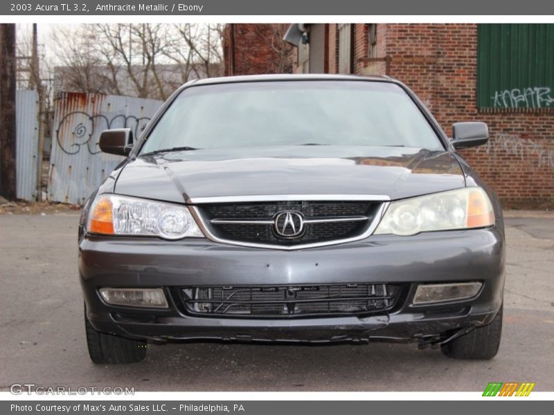 Anthracite Metallic / Ebony 2003 Acura TL 3.2