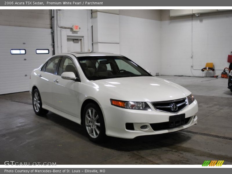 Premium White Pearl / Parchment 2006 Acura TSX Sedan