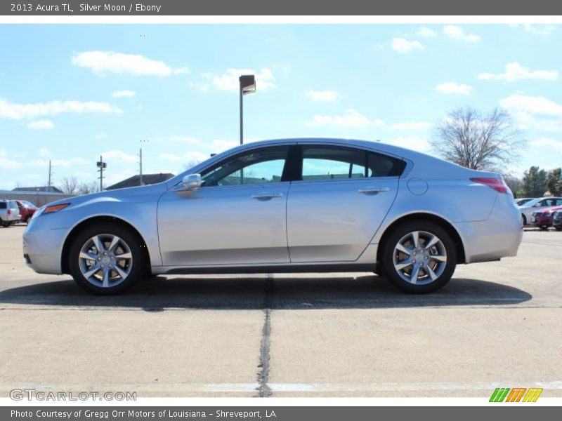 Silver Moon / Ebony 2013 Acura TL