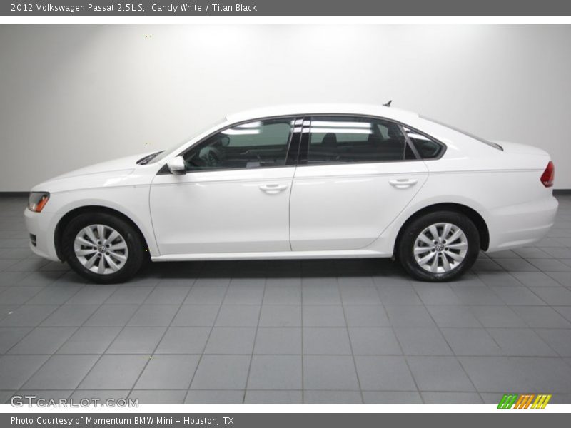 Candy White / Titan Black 2012 Volkswagen Passat 2.5L S