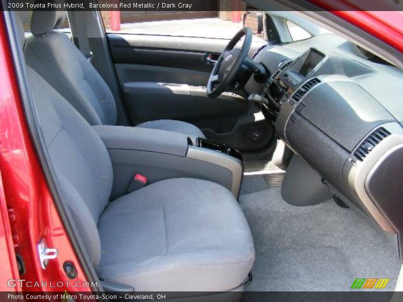 Barcelona Red Metallic / Dark Gray 2009 Toyota Prius Hybrid