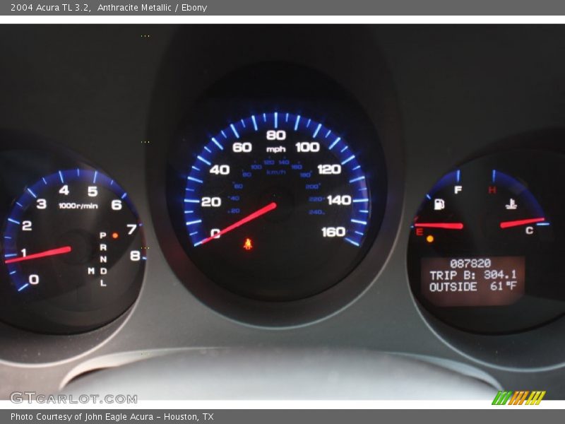 Anthracite Metallic / Ebony 2004 Acura TL 3.2