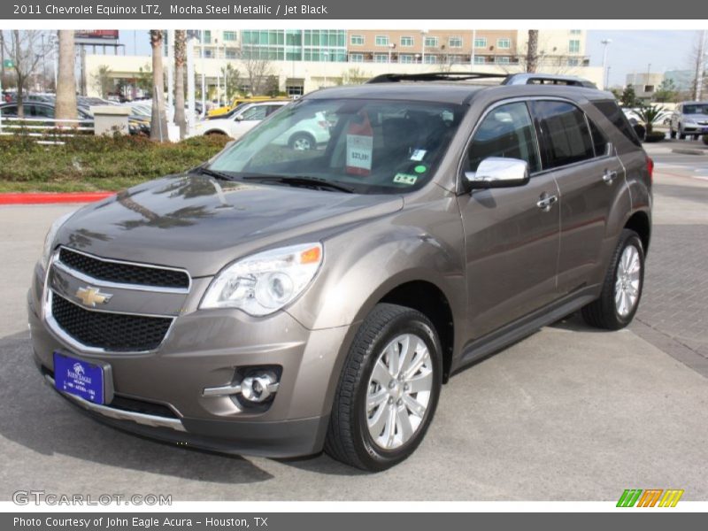Mocha Steel Metallic / Jet Black 2011 Chevrolet Equinox LTZ