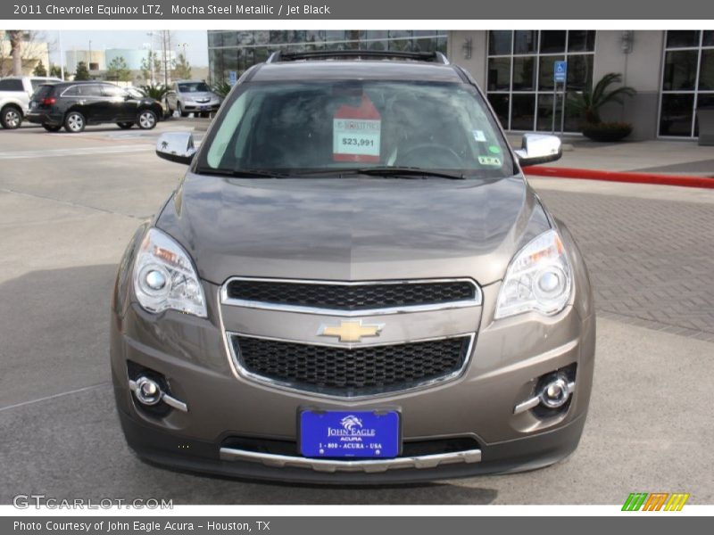 Mocha Steel Metallic / Jet Black 2011 Chevrolet Equinox LTZ
