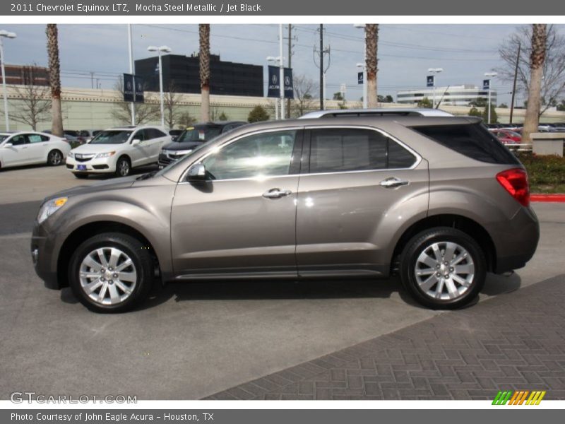 Mocha Steel Metallic / Jet Black 2011 Chevrolet Equinox LTZ