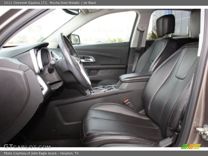Mocha Steel Metallic / Jet Black 2011 Chevrolet Equinox LTZ