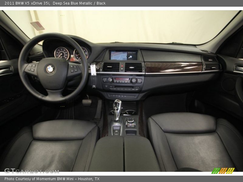 Deep Sea Blue Metallic / Black 2011 BMW X5 xDrive 35i