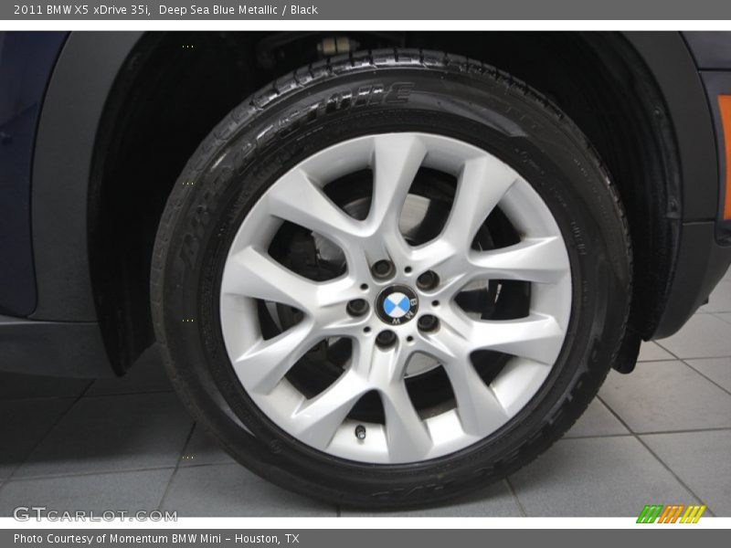 Deep Sea Blue Metallic / Black 2011 BMW X5 xDrive 35i