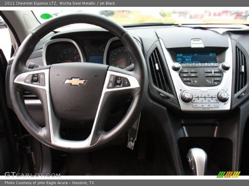 Mocha Steel Metallic / Jet Black 2011 Chevrolet Equinox LTZ