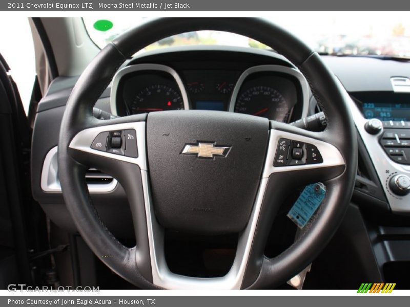 Mocha Steel Metallic / Jet Black 2011 Chevrolet Equinox LTZ
