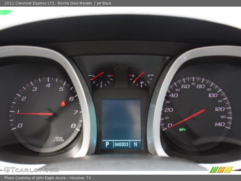 Mocha Steel Metallic / Jet Black 2011 Chevrolet Equinox LTZ