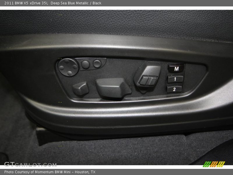 Deep Sea Blue Metallic / Black 2011 BMW X5 xDrive 35i