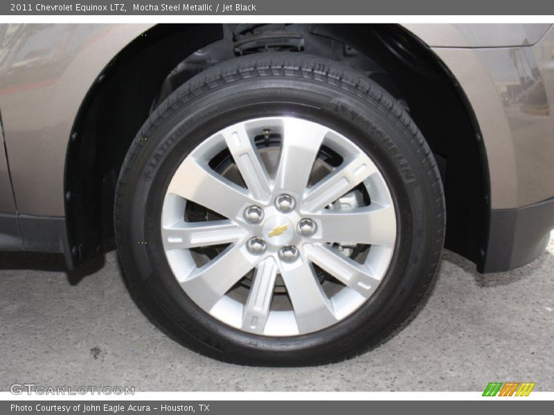 Mocha Steel Metallic / Jet Black 2011 Chevrolet Equinox LTZ