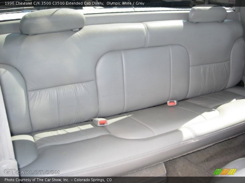 Olympic White / Grey 1996 Chevrolet C/K 3500 C3500 Extended Cab Dually