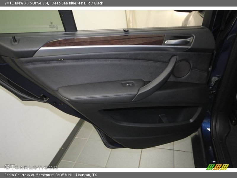 Deep Sea Blue Metallic / Black 2011 BMW X5 xDrive 35i