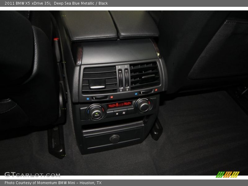 Deep Sea Blue Metallic / Black 2011 BMW X5 xDrive 35i