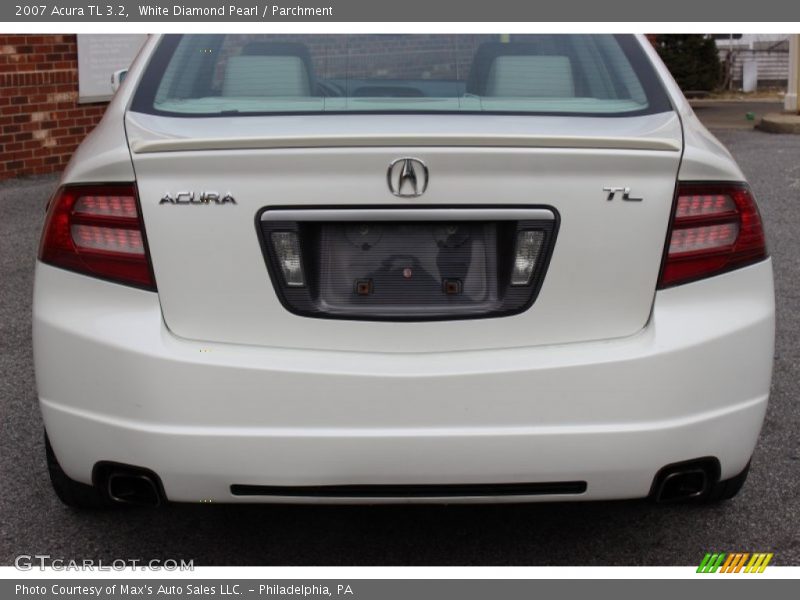 White Diamond Pearl / Parchment 2007 Acura TL 3.2