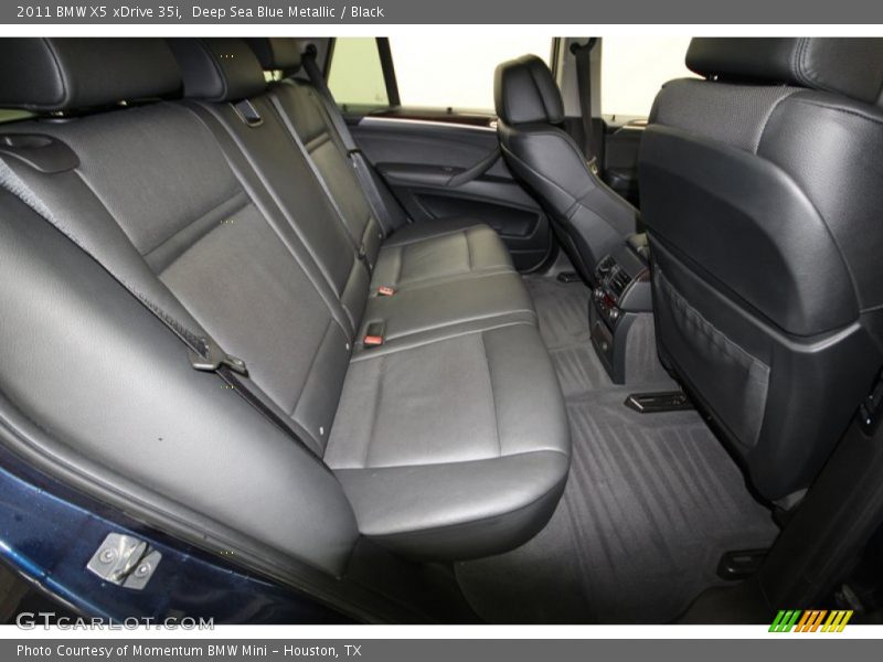 Deep Sea Blue Metallic / Black 2011 BMW X5 xDrive 35i