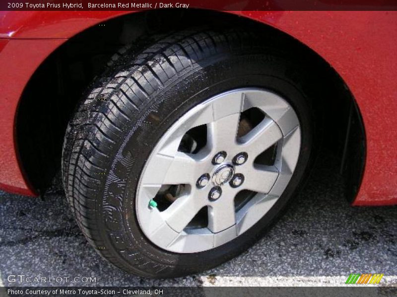 Barcelona Red Metallic / Dark Gray 2009 Toyota Prius Hybrid