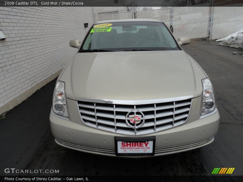 Gold Mist / Shale/Cocoa 2008 Cadillac DTS