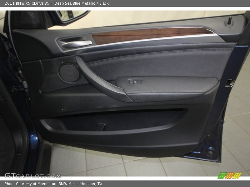 Deep Sea Blue Metallic / Black 2011 BMW X5 xDrive 35i