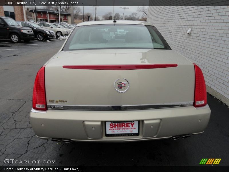 Gold Mist / Shale/Cocoa 2008 Cadillac DTS