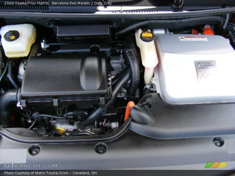 Barcelona Red Metallic / Dark Gray 2009 Toyota Prius Hybrid