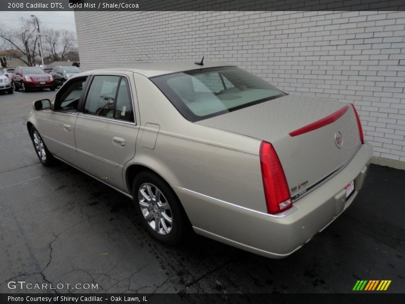 Gold Mist / Shale/Cocoa 2008 Cadillac DTS