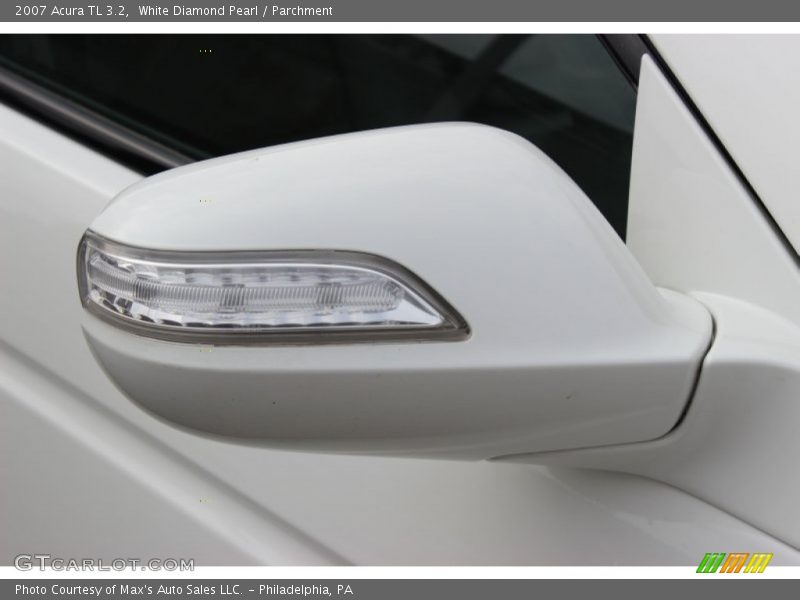 White Diamond Pearl / Parchment 2007 Acura TL 3.2