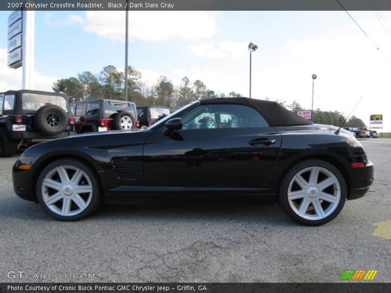 Black / Dark Slate Gray 2007 Chrysler Crossfire Roadster