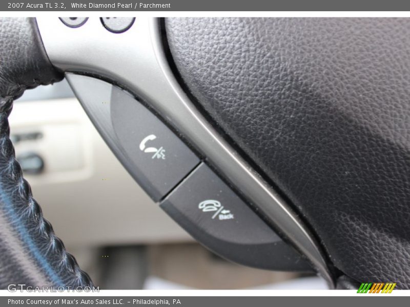White Diamond Pearl / Parchment 2007 Acura TL 3.2