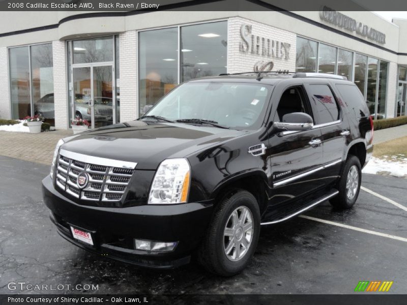 Black Raven / Ebony 2008 Cadillac Escalade AWD
